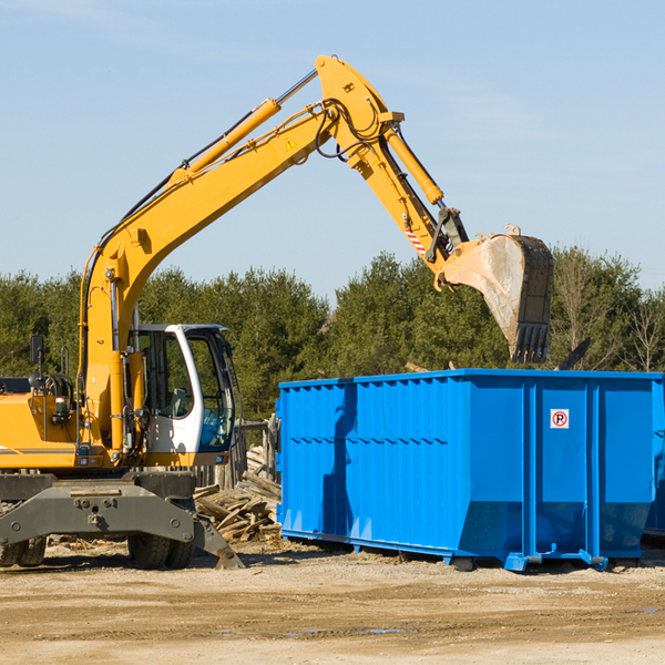 can i choose the location where the residential dumpster will be placed in Farmer City IL